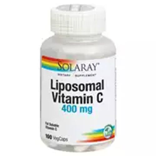 Solaray Liposomal Vitamin C 500mg  Healthy Immune Function  Collagen Synthesis & Antioxidant Support  Vegan  100 VegCaps