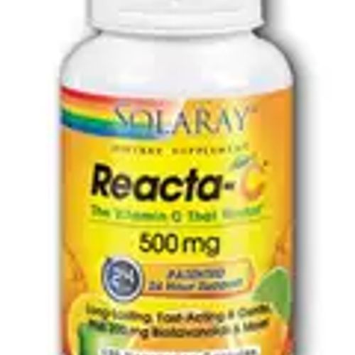 Solaray Reacta-C with Bioflav Capsules  500 mg | 120 Count