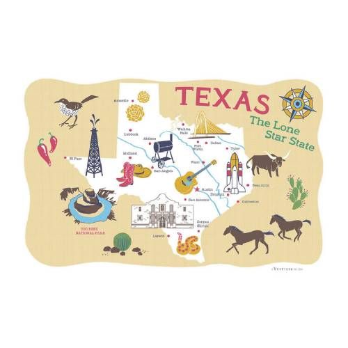Texas Icons Kitchen Towel