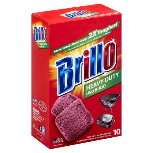Brillo Steel Wool Soap Pads  10 Count