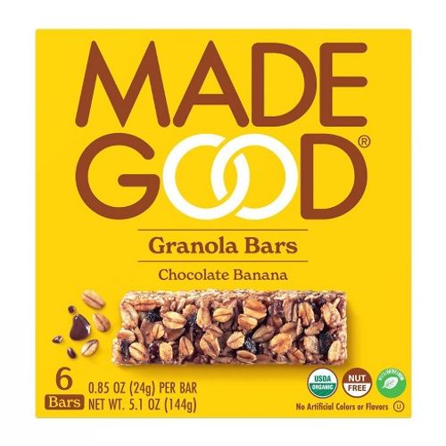 CHOCOLATE BANANA ORGANIC GRANOLA BARS, CHOCOLATE BANANA