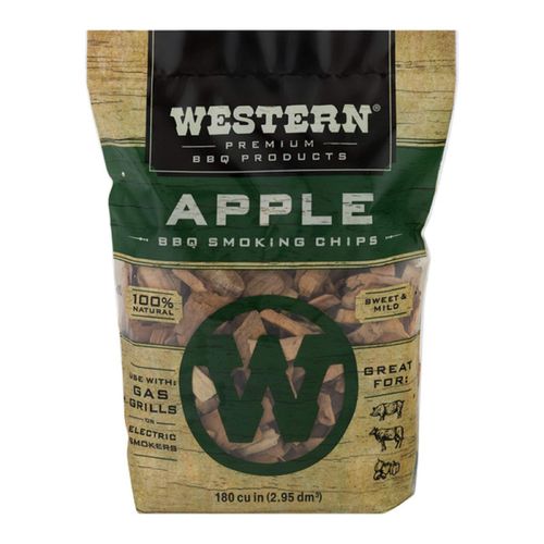 Western Bbq Smoking Chips Apple 1 Pack