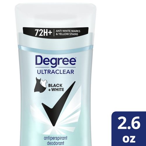 Degree UltraClear Black+White Antiperspirant Deodorant  2.6 oz
