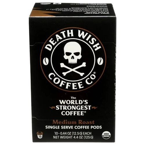 Death Wish Coffee, Coffee Ss Medium Roast - 10cp