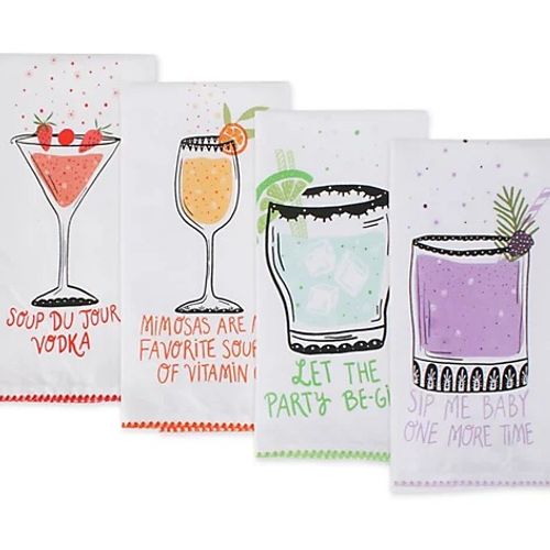 Cocktails Kitchen Towels