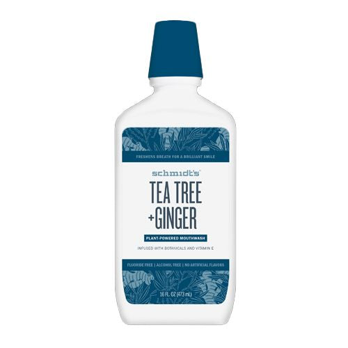 Schmidt s - Mouthwash Tea Tree Ginger - 1 Each - 16 FZ