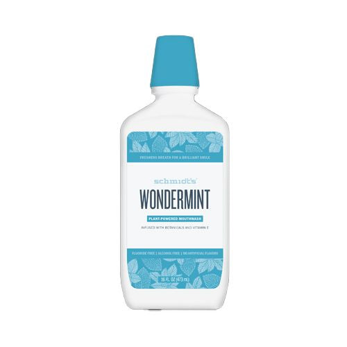 Schmidt s Naturally Flavored Mouthwash Wondermint 16 OZ