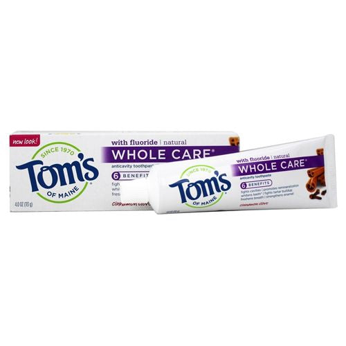 TOMS OF MAINE Cinnamon Clove Whole Care Toothpaste, 4 OZ (B07M6V8Z4L)