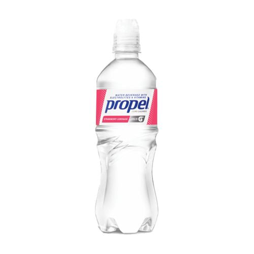 Propel Strawberry Lemonade Water Beverage Naturally Flavored 20 Fl Oz Bottle