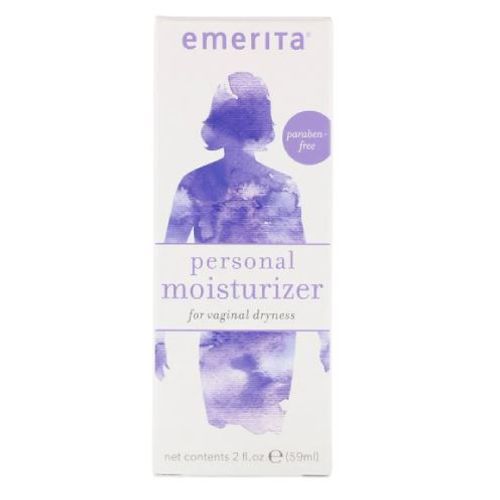 Emerita Personal Moisturizer | Intimate Skin Care For Vaginal Dryness | Water Based with Calendula & Vitamin E | Estrogen & No Parabens (2 fl oz)