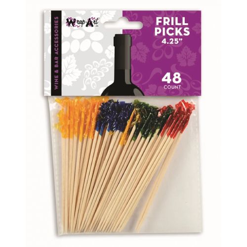 26742 4.25 in. Frill Picks 48 Count