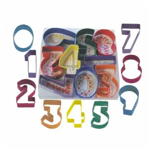 R&M International Numbers 9 Piece Cookie Cutter Set