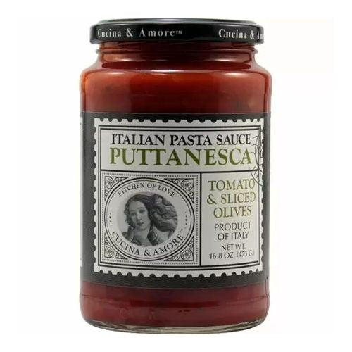 PUTTANESCA TOMATO & SLICED OLIVES ITALIAN PASTA SAUCE