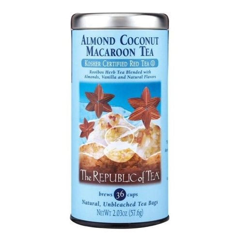 the republic of tea  almond coconut macaroon tea (36 ct)