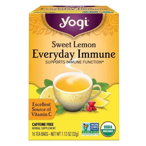 Yogi Sweet Lemon Everyday Immune Tea - 16ct