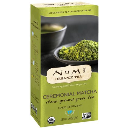 Numi Organic Tea Ceremonial Matcha, 30 Grams / 1.06 Ounces per Box, Highest Grade Japanese Matcha Green Tea Powder (B01N6GYF4D)