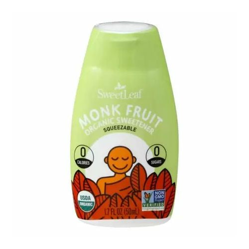 SweetLeaf Organic Monk Fruit Liquid Unflavored, 1.7 Oz (B088PPTSLM)