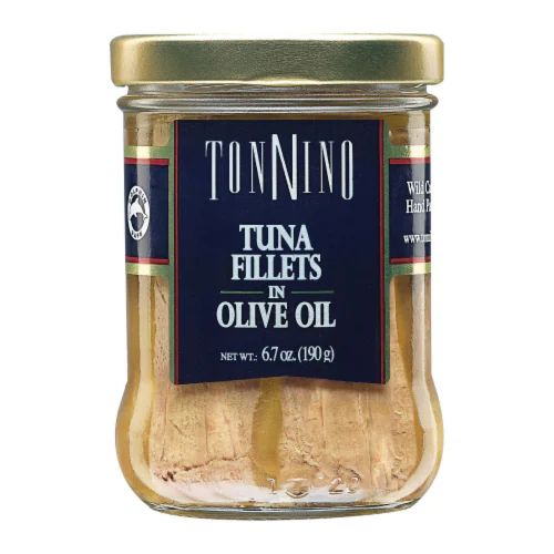 Tonnino Tuna Fillets with Jalapeno in Olive Oil, 6.7 oz Jar