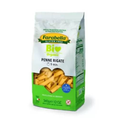 pasta Organic Gluten Free Penne Rigate - 8 bags x 340gr (12oz)