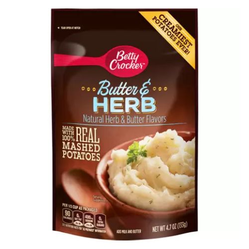 Betty Crocker Butter and Herb Mashed Potatoes