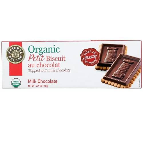 5.29 oz Organic Milk Chocolate Petit Biscuit