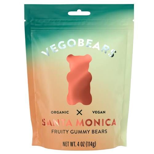 VegoBears Santa Monica Fruity Gummy Bears - 4oz