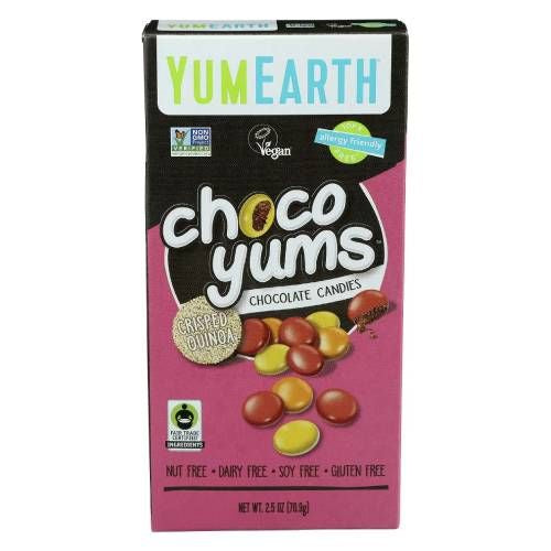 KHCH00389109 2.5 oz Crisped Quinoa Choco Yums Chocolate Candies