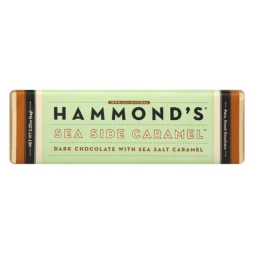 HAMMOND'S, SEA SIDE CARAMEL, DARK CHOCOLATE WITH SEA SALT CARAMEL