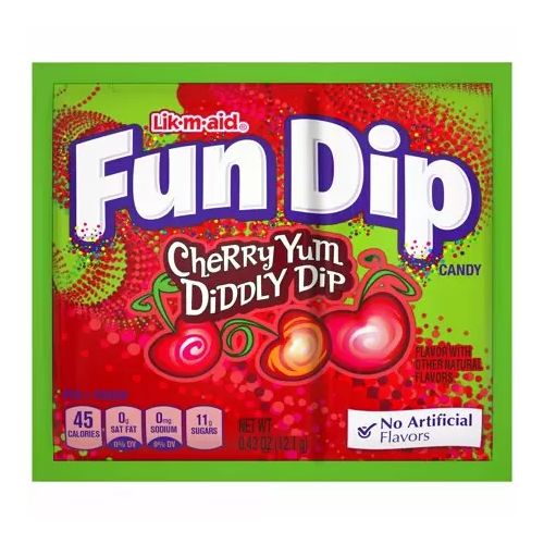 FUN DIP RazzApple Magic/Cherry Yum Diddly Dip 0.43 oz. Packet