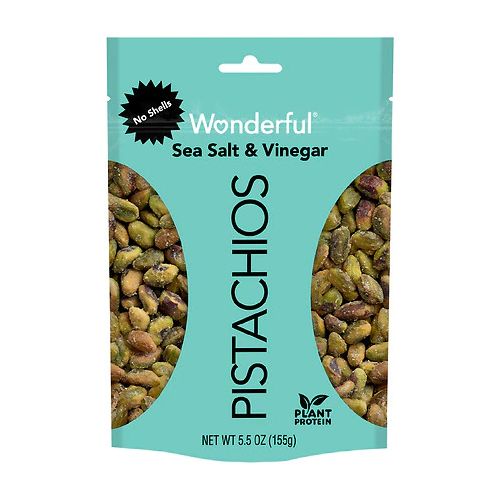 Wonderful Sea Salt & Vinegar No Shells Pistachios  5.5 oz