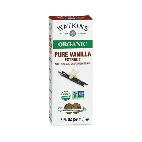 Watkins Organic Pure Vanilla Extract, with Madagascar Vanilla Beans