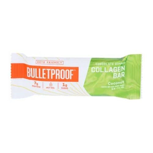 Bulletproof Coconut Chocolate Dipped Collagen Bar - 12pk