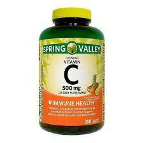 Natural Factors  Vitamin C 500 mg  Kids Chewable  Vegan  Peach  Passionfruit and Mango  180 Wafers
