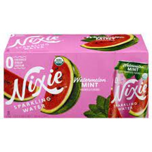 Nixie Watermelon Mint Sparkling Water  12 Fl Oz