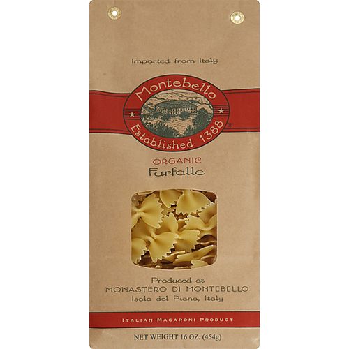 MONTEBELLO, ITALIAN MACARONI PRODUCT, FARFALLE