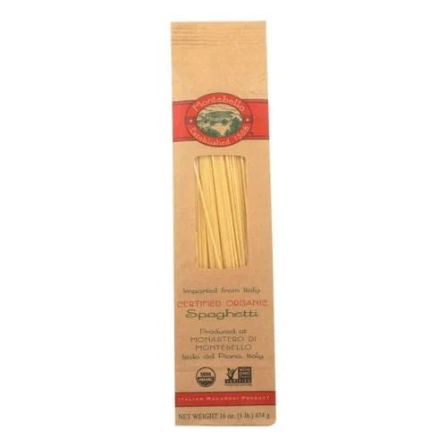 MONTEBELLO, ORGANIC SPAGHETTI, ITALIAN MACARONI PRODUCT