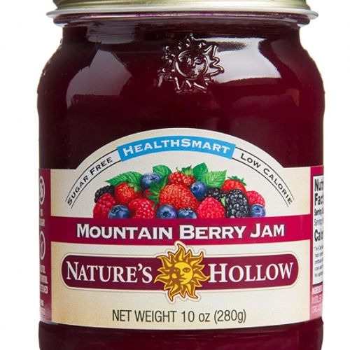 NATURE'S HOLLOW, PRESERVES, SUGAR FREE MOUNTAIN BERRY